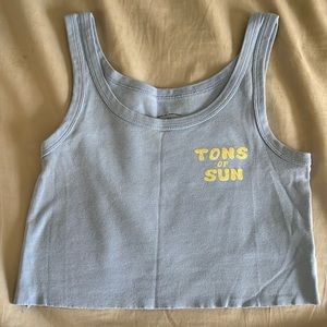 Cropped Tank Top!